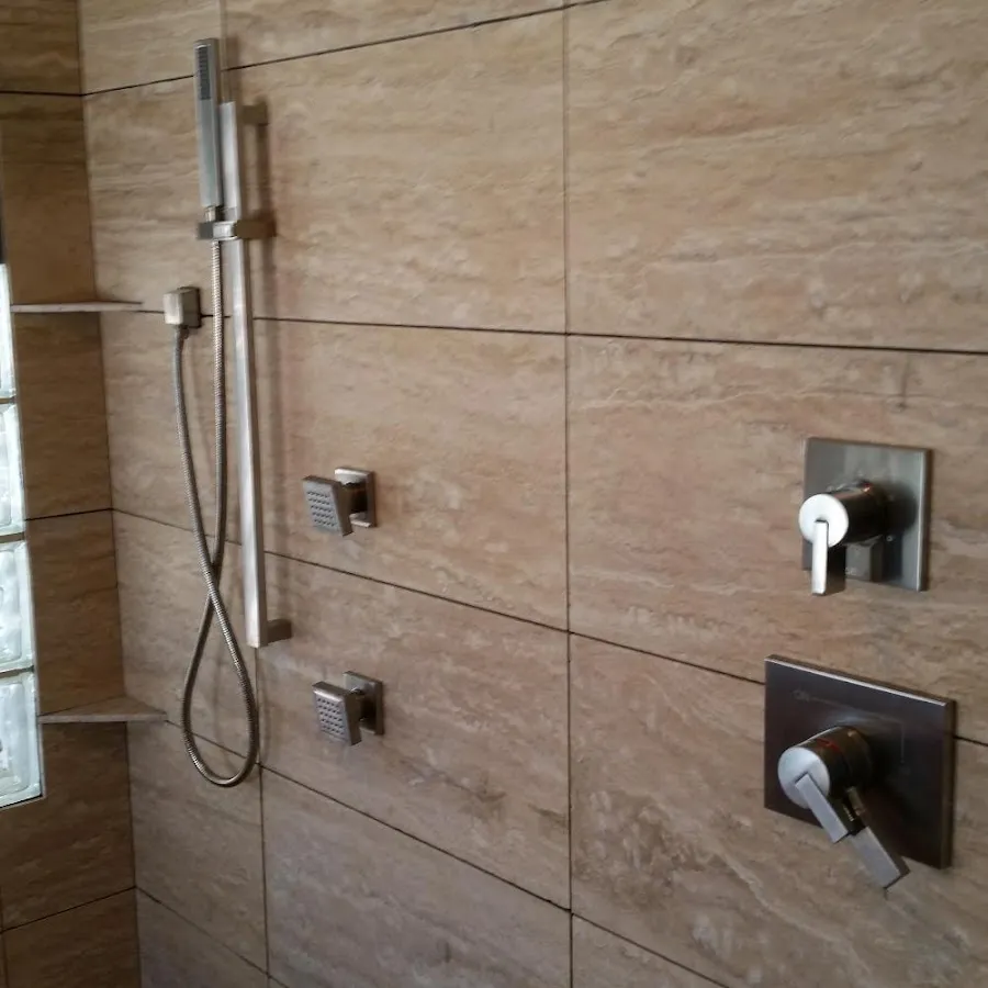 Shower fixture installation for Water Heater Replacement in Hampstead